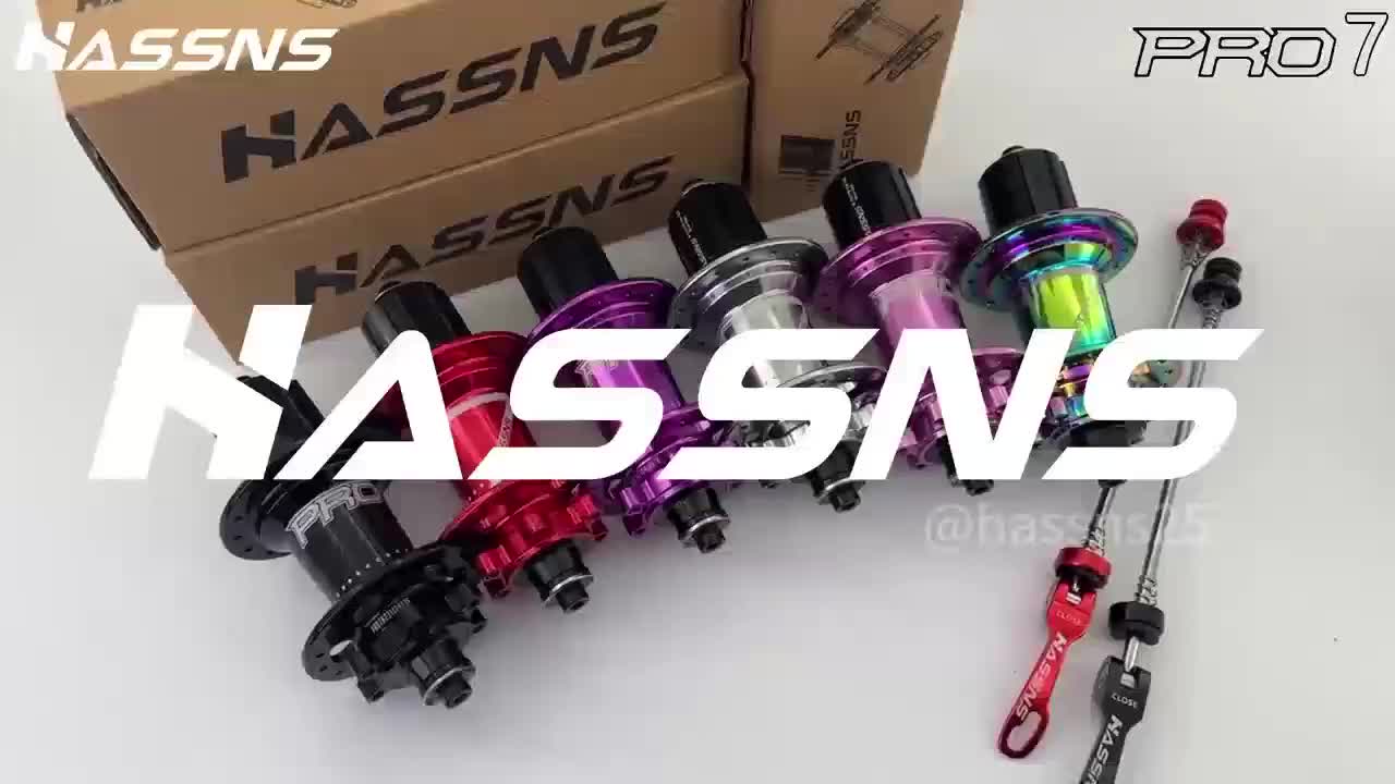 HASSNS PRO7 自転車ハブ MTB キューブ 32穴 12V ラチェット