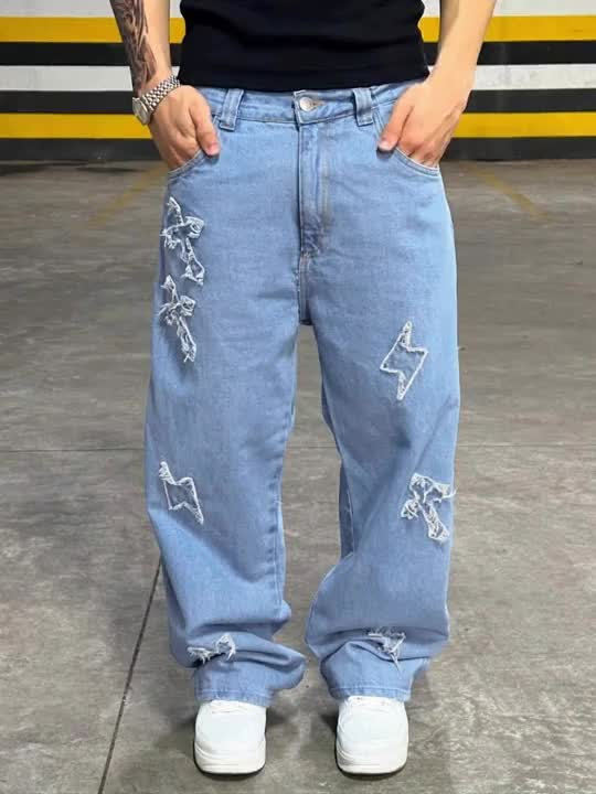 Grunge Goth Y2K Men's Fashion Casual Street Loose Personalized
